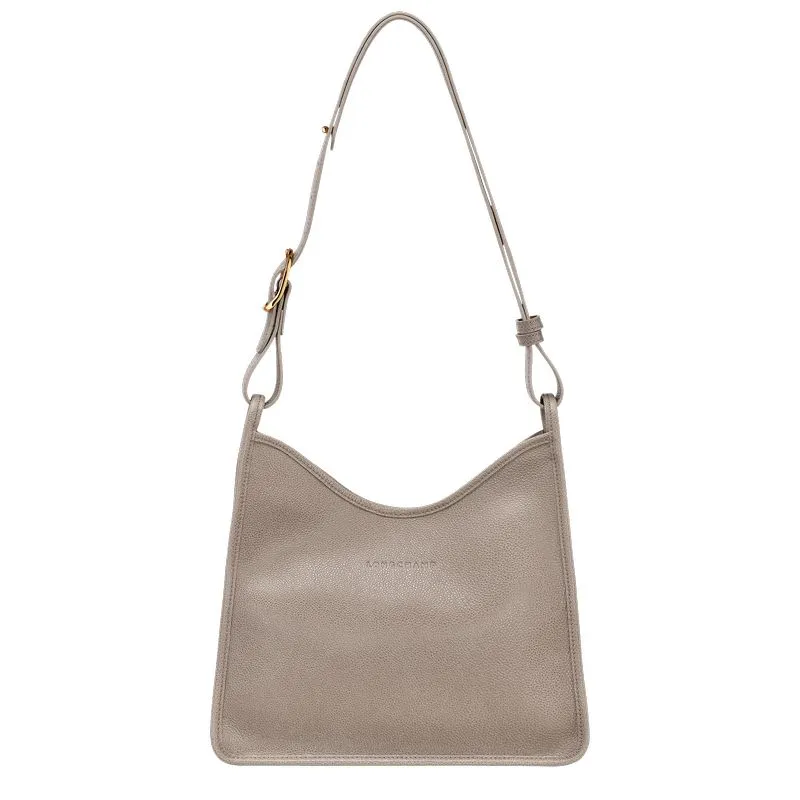 Le Foulonné M Hobo bag Turtledove - Leather