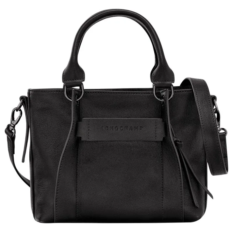Longchamp 3D S Handbag Black - Leather