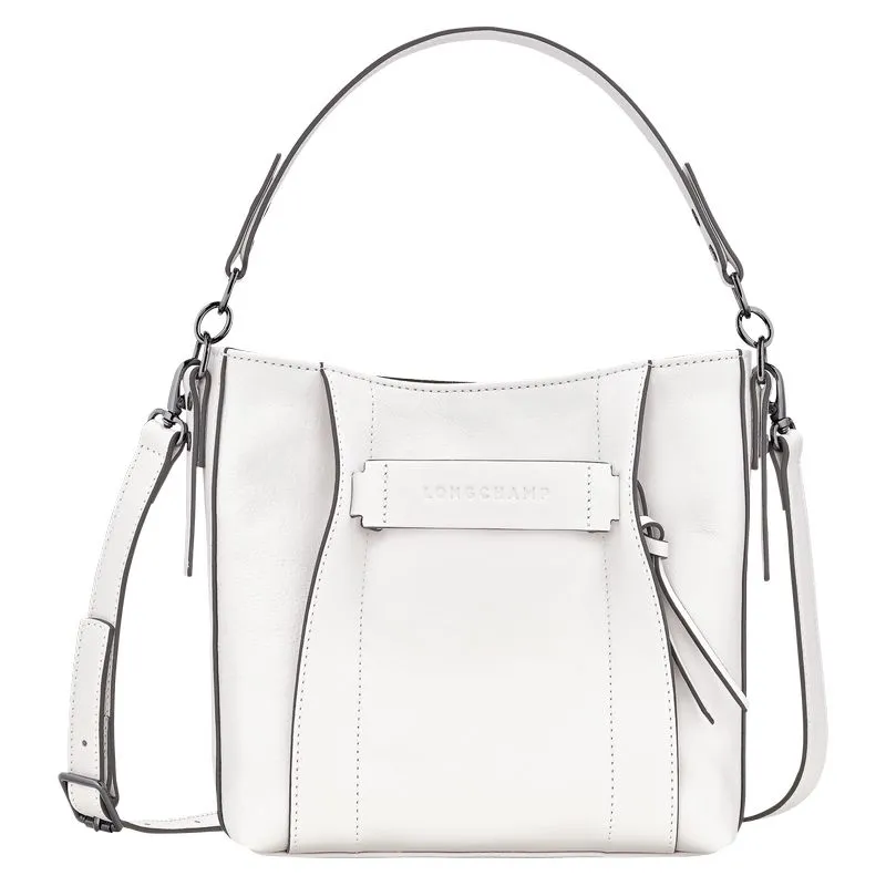Longchamp 3D S Crossbody bag White - Leather