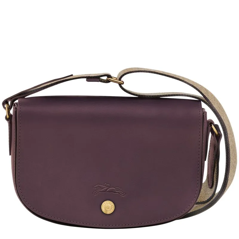 Épure S Crossbody bag Eggplant - Leather