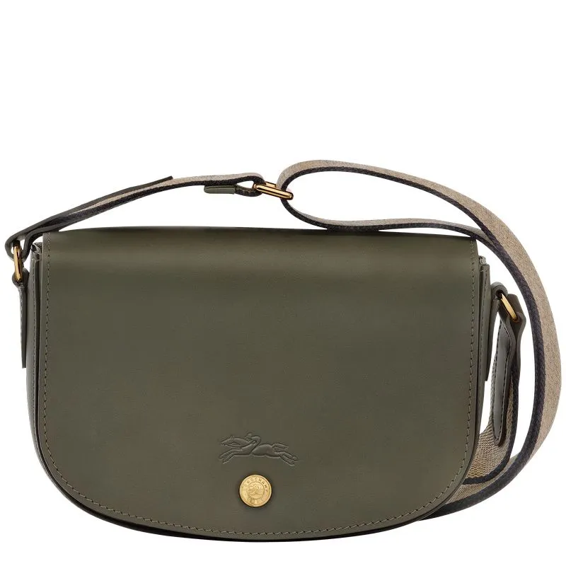 Épure S Crossbody bag Khaki - Leather