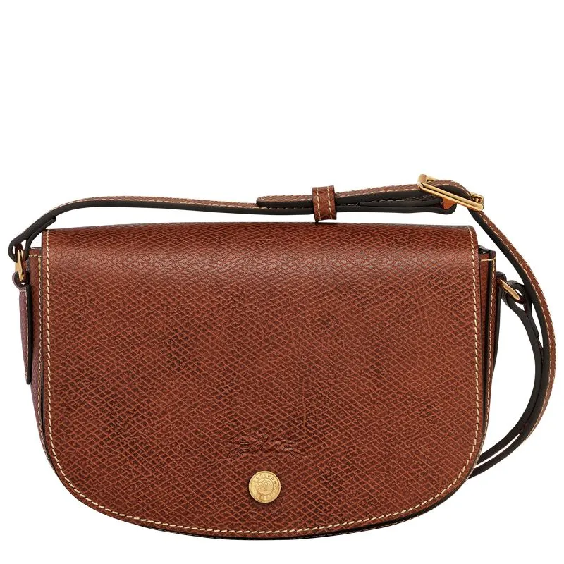 Épure S Crossbody bag Brown - Leather