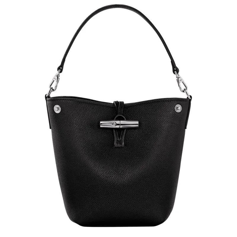 Le Roseau XS Bucket bag Black - Leather
