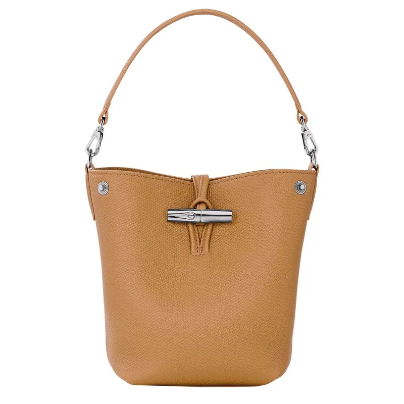 Le Roseau XS Bucket bag Walnut - Leather