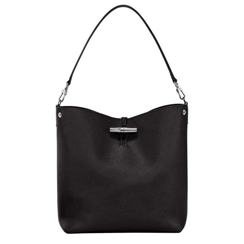 Le Roseau M Shoulder bag Black - Leather