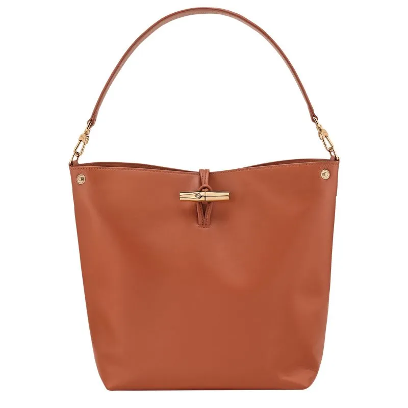 Le Roseau M Hobo bag Bark - Leather
