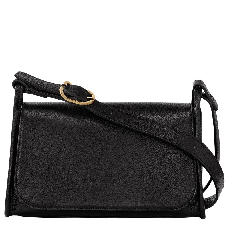 Le Foulonné M Crossbody bag Black - Leather