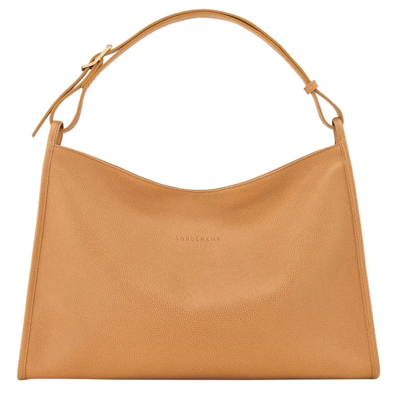 Le Foulonné XL Shoulder bag Walnut - Leather