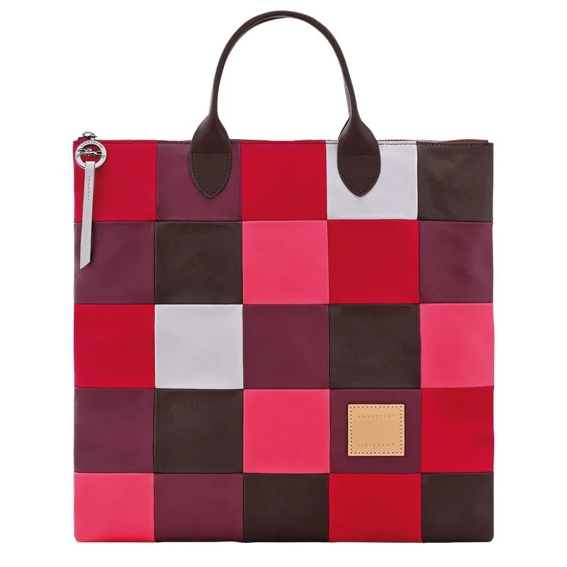 Re-Play L Handbag Eggplant - Leather