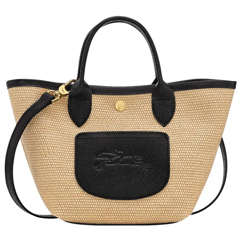 Le Pliage Collection XS Basket bag Black - Canvas