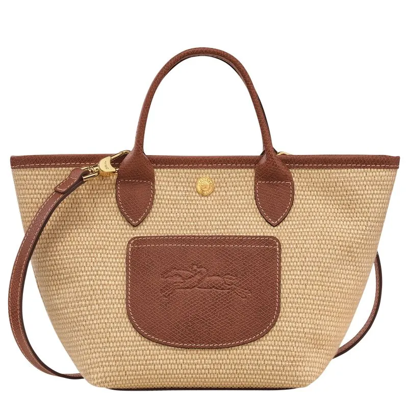 Le Pliage Collection XS Basket bag Brown - Canvas