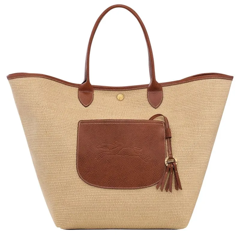 Le Pliage Collection L Basket bag Brown - Canvas