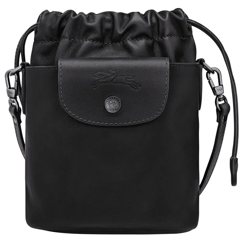 Le Pliage Xtra XS Bucket bag Black - Leather