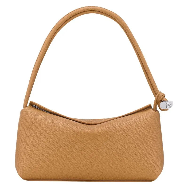 Le Roseau M Shoulder bag Walnut - Leather