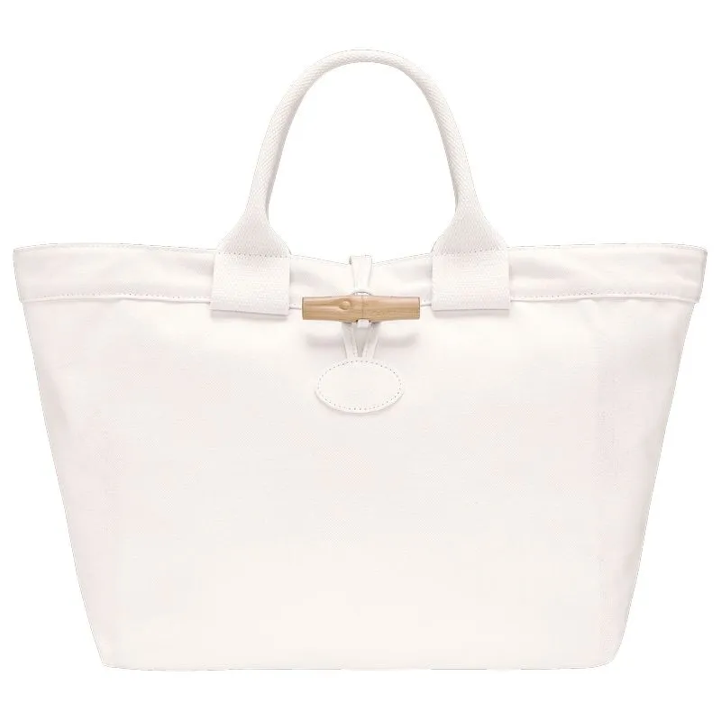 Le Roseau L Tote bag Ecru - Canvas
