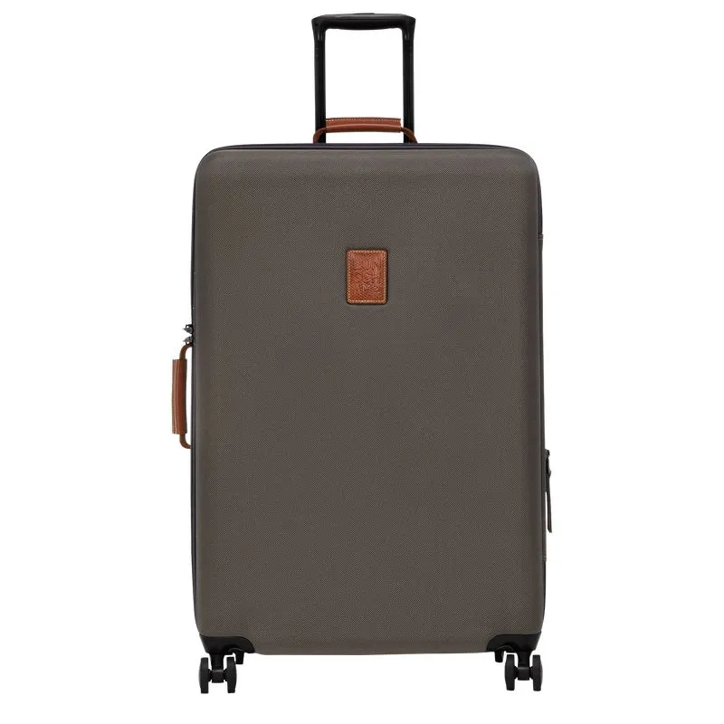 Boxford XL Suitcase Brown - Recycled canvas
