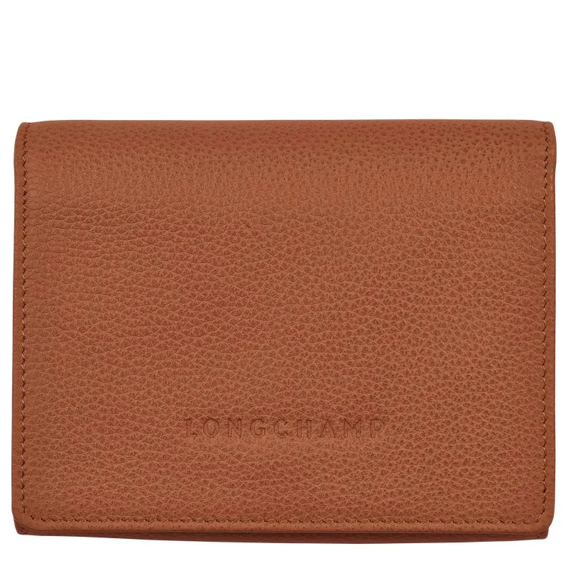 Le Foulonné Wallet Caramel - Leather
