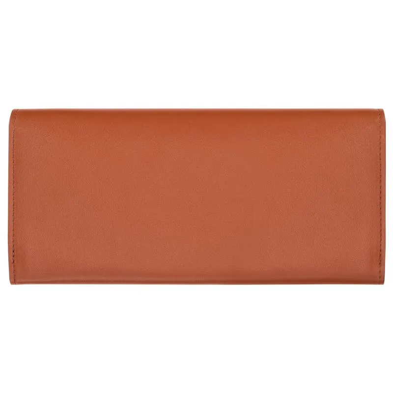 Le Roseau Long continental wallet Bark - Leather
