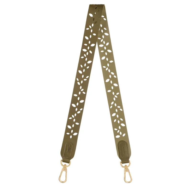 Végétal Shoulder strap Artichoke - Leather