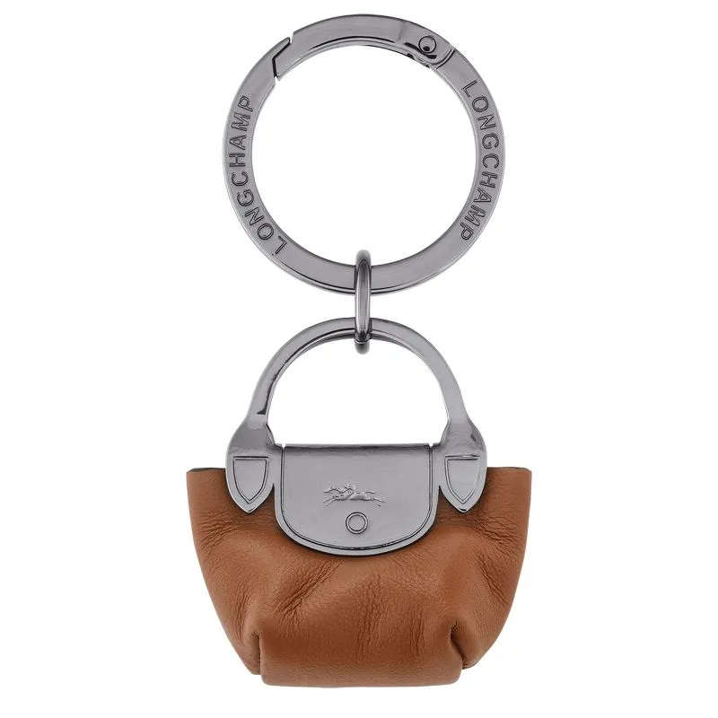 Le Pliage Xtra Key ring Cognac - Leather