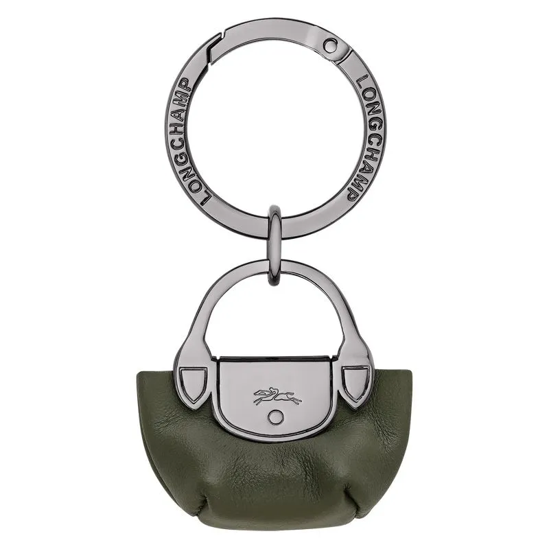 Le Pliage Xtra Key ring Fir - Leather