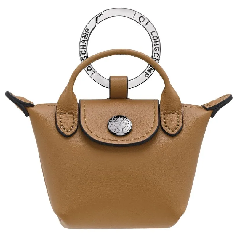 Le Pliage Xtra Key ring Tobacco - Leather