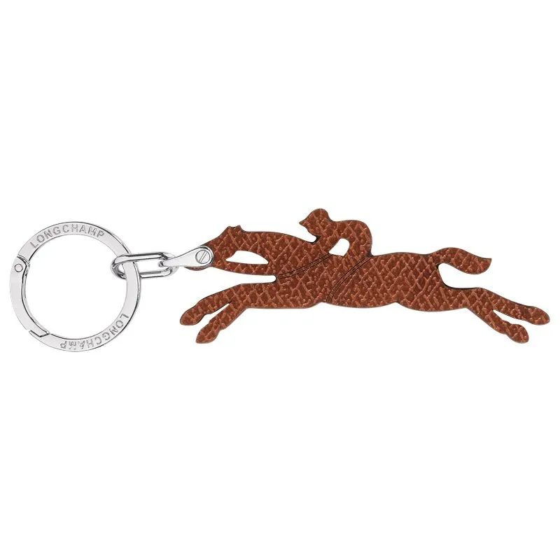 Le Pliage Original Key ring Brown - Leather