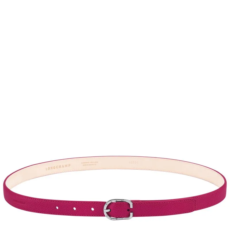 Le Foulonné Ladies' belt Beetroot - Leather