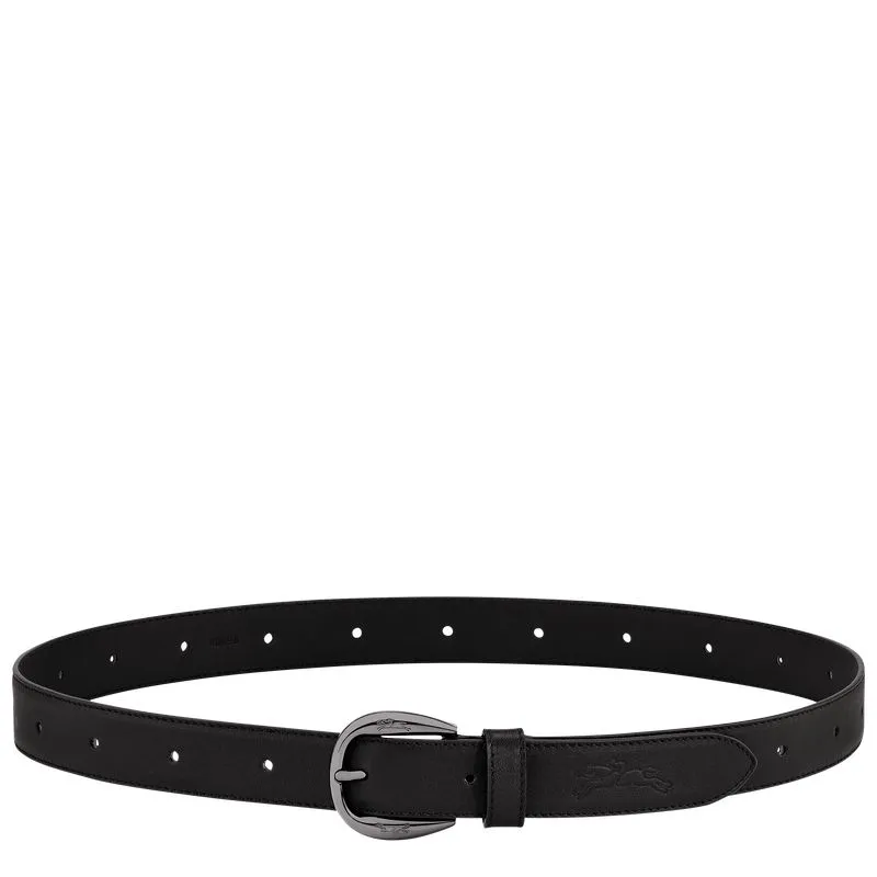 Le Pliage Xtra Ladies' belt Black - Leather
