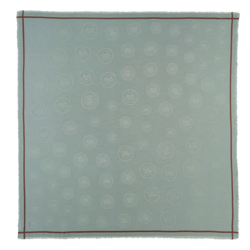 La Médaille Longchamp Shawl Vervain - Cotton blend