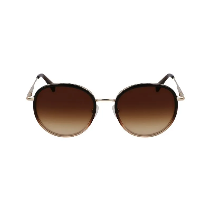 Sunglasses Gold/Brown - Metal