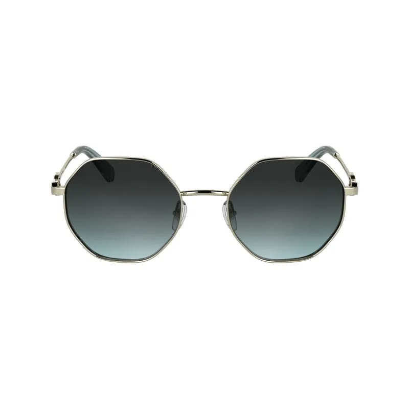 Sunglasses Gold/Blue - Metal