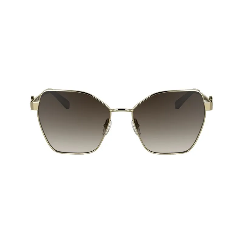 Sunglasses Gold/Brown - Metal