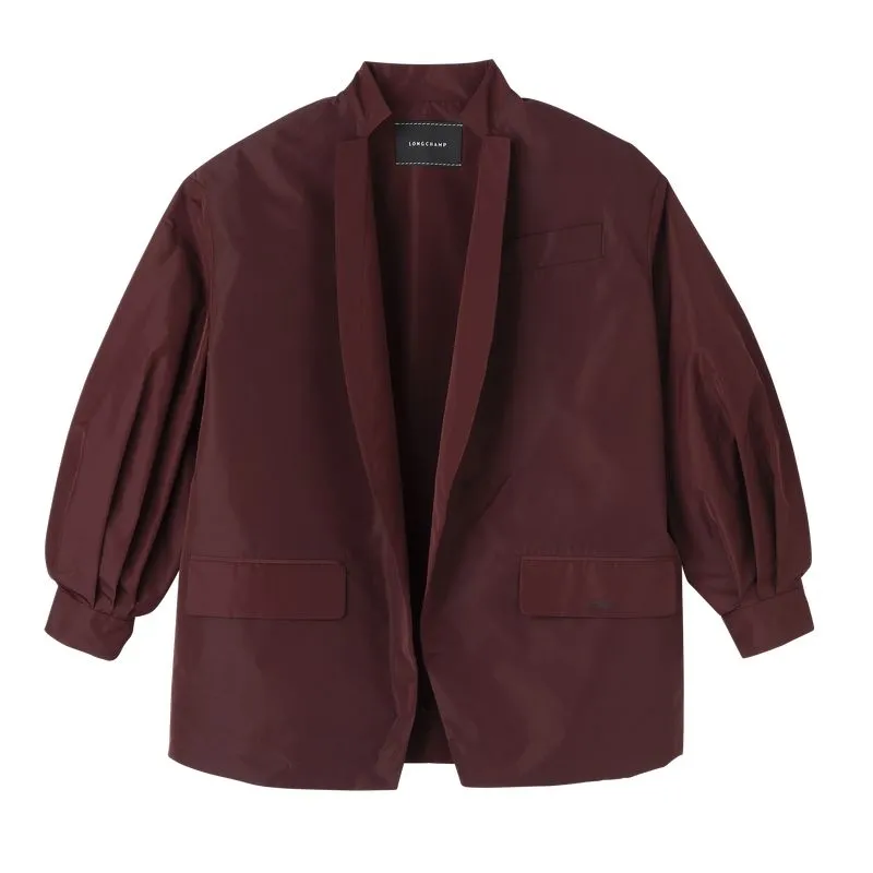 Kimono jacket Burgundy - Technical taffeta