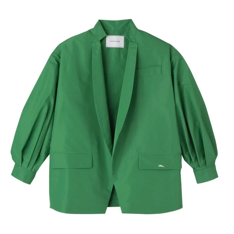 Kimono jacket Green - Technical taffeta