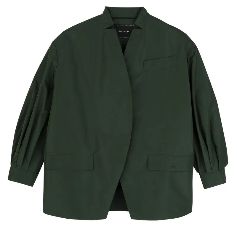 Kimono jacket British Green - Technical taffeta