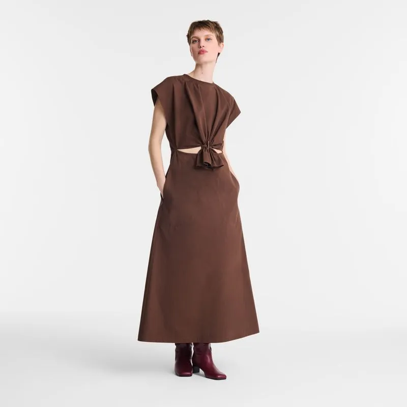 Dress Chocolate - Popelin