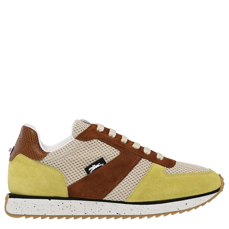 Le Pliage Green Sneakers Bark - Leather