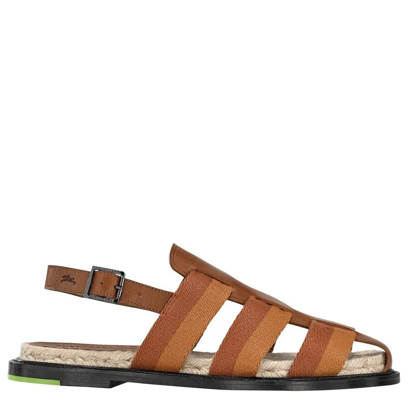 Shadow Sandals Cognac - Leather