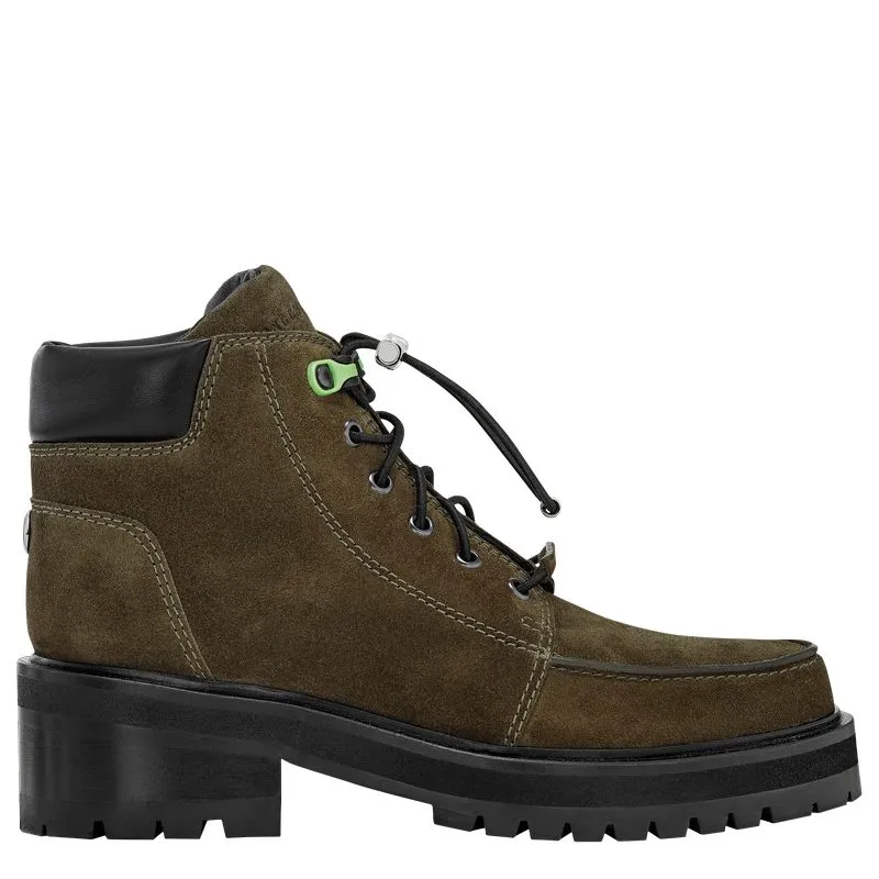 La Baroudeuse Low Boots Olive - Leather