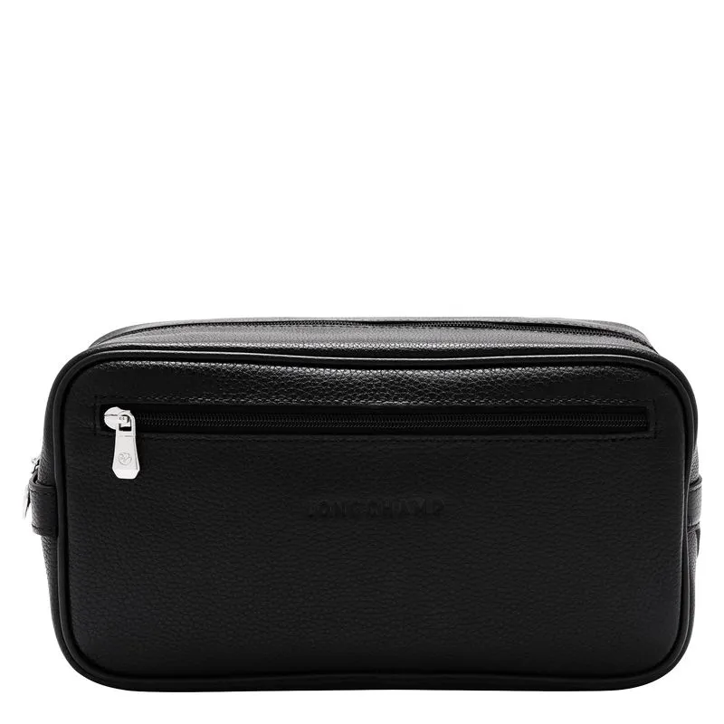 Le Foulonné Toiletry case Black - Leather