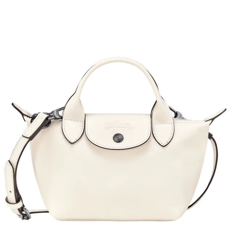 Le Pliage Xtra XS Handbag Ecru - Leather