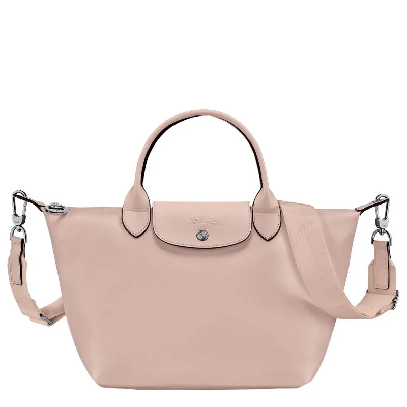 Le Pliage Xtra S Handbag Nude - Leather