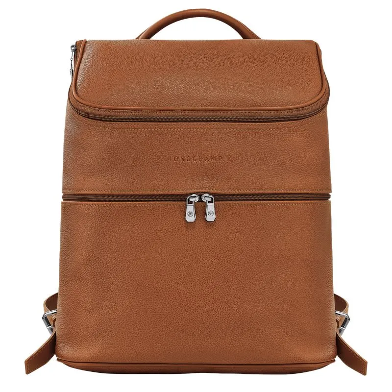 Le Foulonné Backpack Caramel - Leather