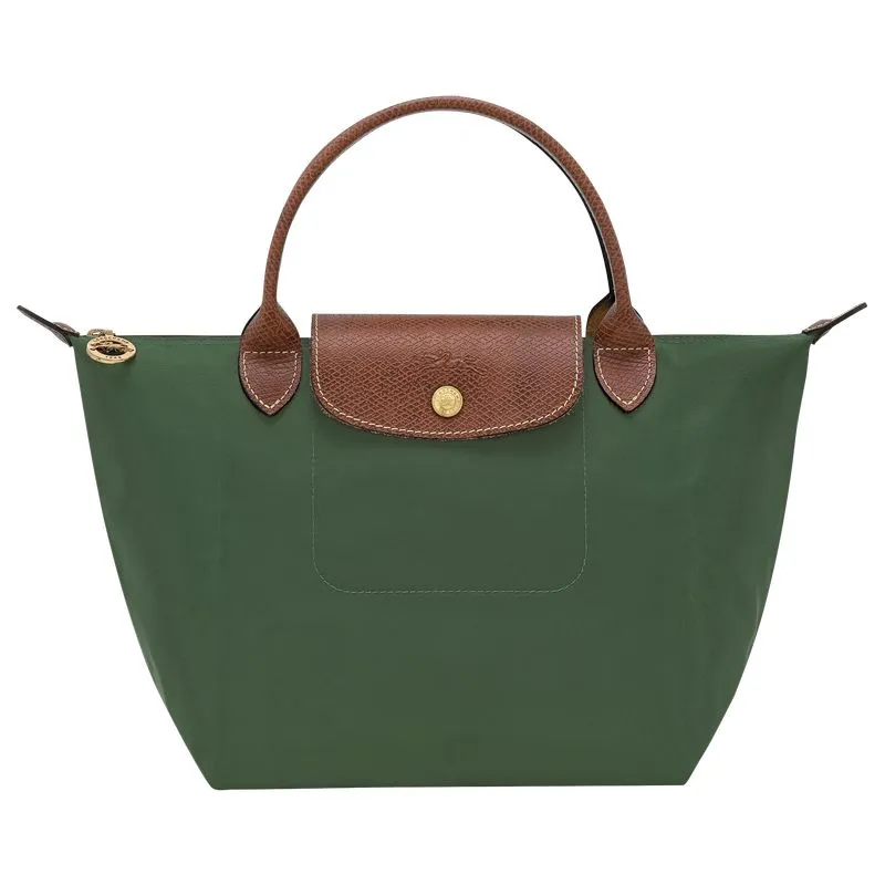 Le Pliage Original S Handbag British Green - Recycled canvas