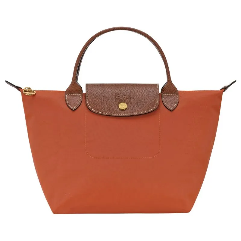 Le Pliage Original S Handbag Brick - Recycled canvas