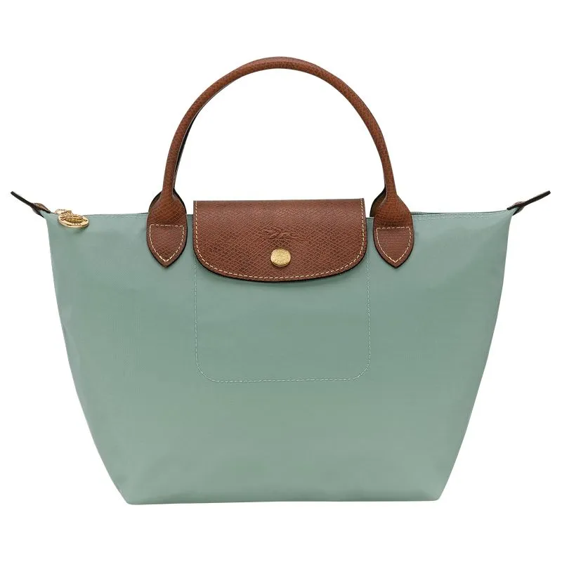 Le Pliage Original S Handbag Celadon - Recycled canvas