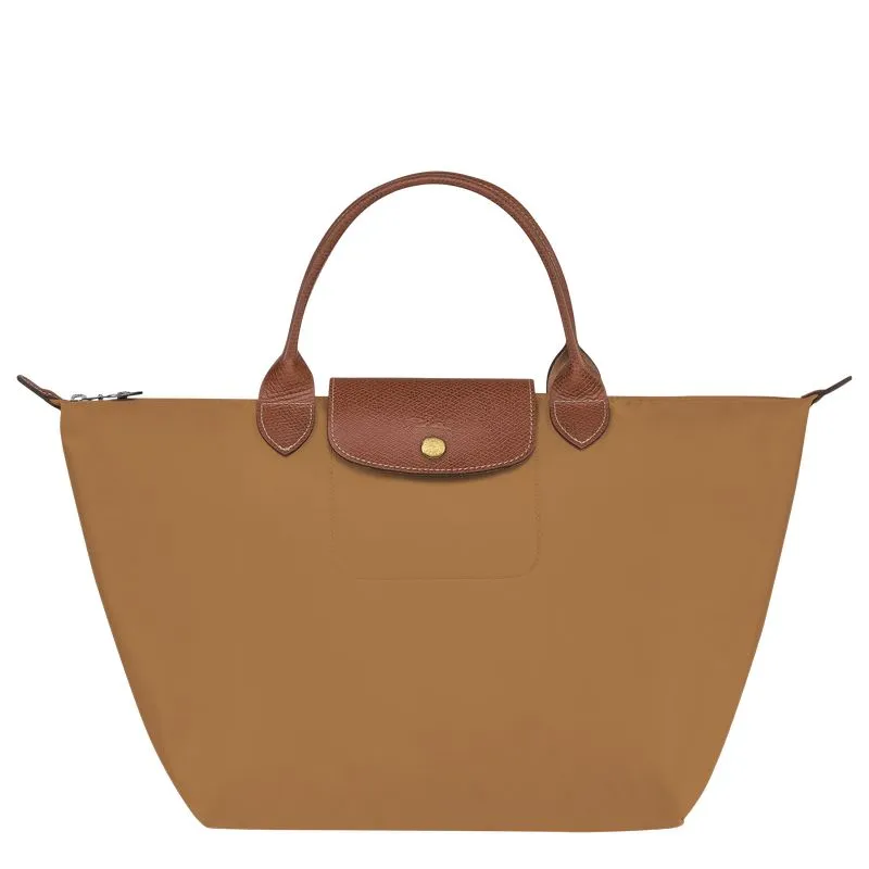 Le Pliage Original M Handbag Fawn - Recycled canvas