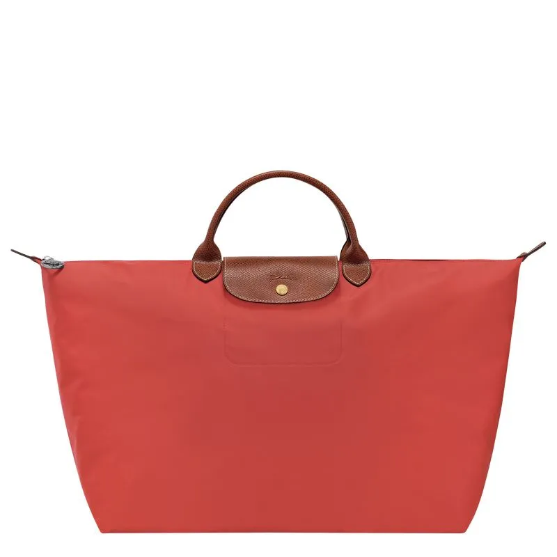 Le Pliage Original L Travel bag Tomato - Recycled canvas