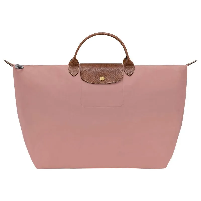 Le Pliage Original L Travel bag Pink Tea - Recycled canvas